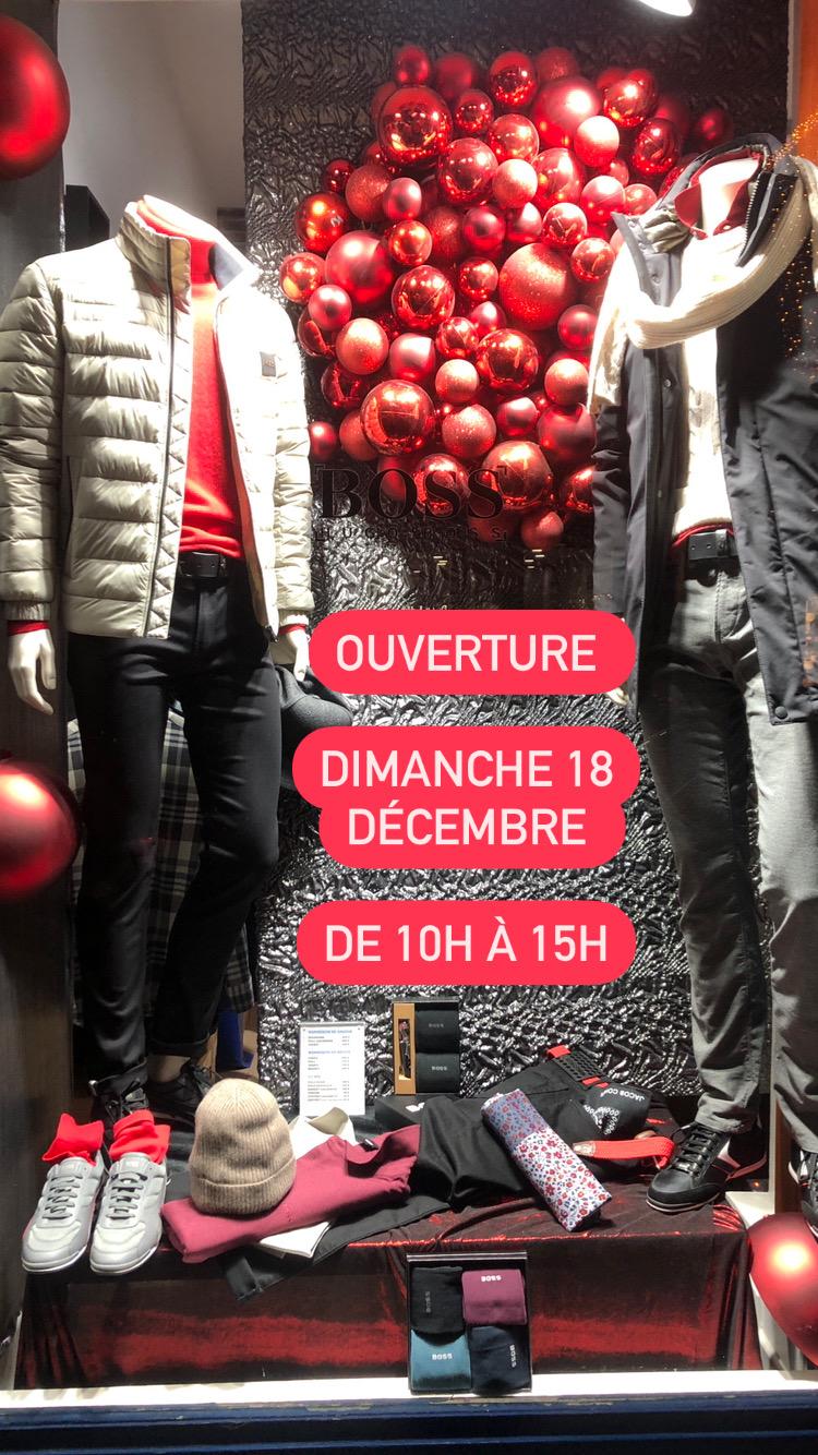 ouverture dimanche 18 decembre